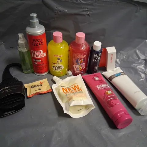LARGE QUANTITY OF ASSORTED HEALTH AND BEAUTY PRODUCTS TO INCLUDE; KELLOGGS, GRUUM, BED HEAD AND GIVE ME
