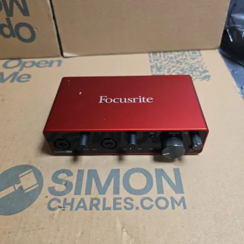 FOCUSRITE SCARLETT SOLO (3RD GEN) USB AUDIO INTERFACE UNBOXED NO ACCESSORIES