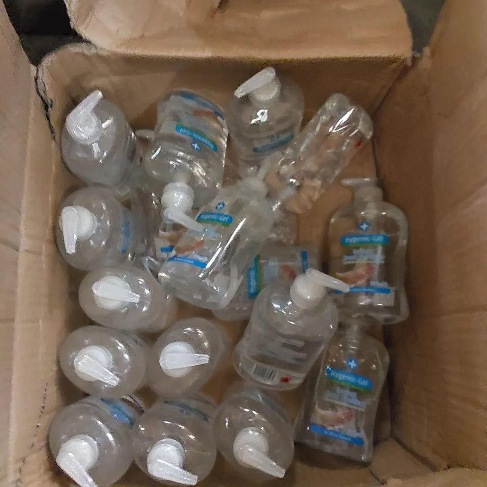 BOX TO CONTAIN 16 X 500ml BOTTLES OF HYGIENIC HAND SANITISER 