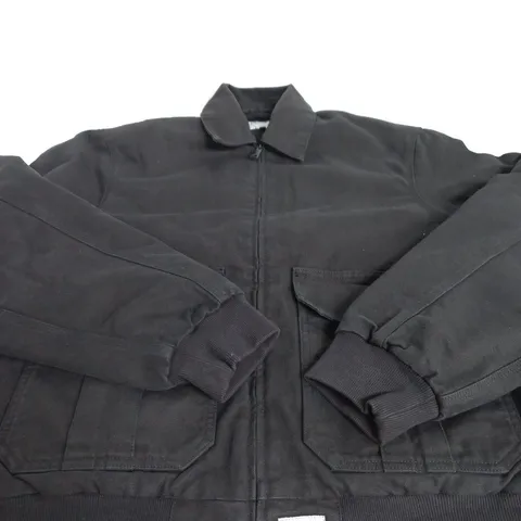 CARHARTT BLACK WORK JACKET – MEN'S - SIZE M