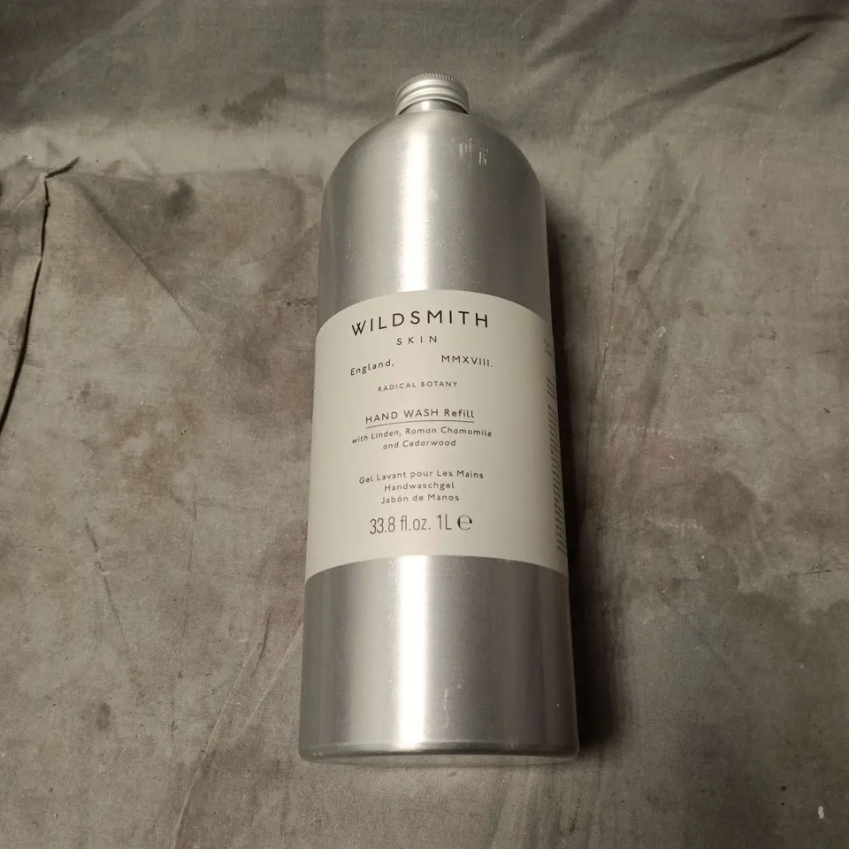 WILDSMITH SKIN HAND WASH REFILL – 1 L (LINDEN, ROMAN CHAMOMILE & CEDARWOOD)