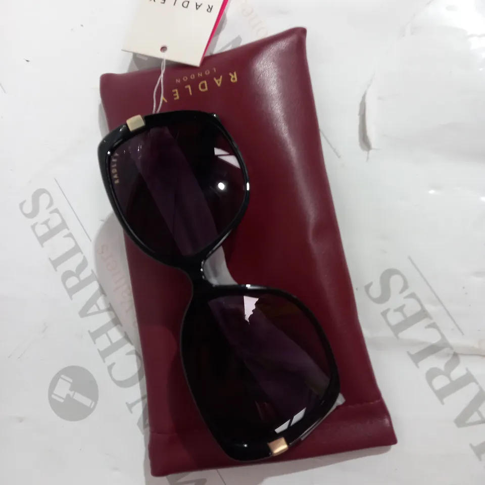 RADLEY LONDON BLACK SUNGLASSES WITH RED CASE