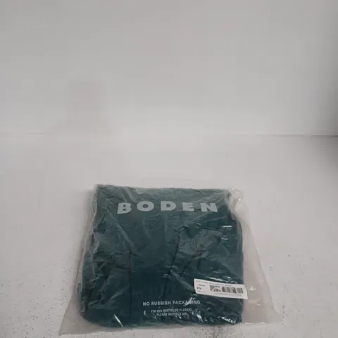 BODEN ALBA SMOCKED JERSEY MIDI DRESS – UK 18R (REGULAR) – TEAL