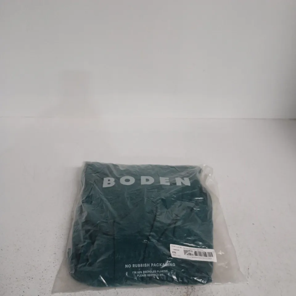 BODEN ALBA SMOCKED JERSEY MIDI DRESS – UK 18R (REGULAR) – TEAL