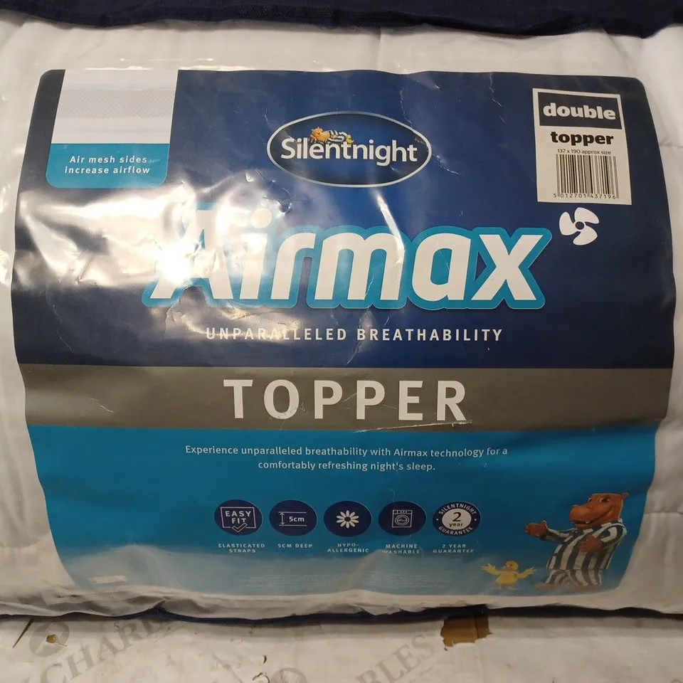 SILENTNIGHT 437196LS AIRMAX MATTRESS TOPPER