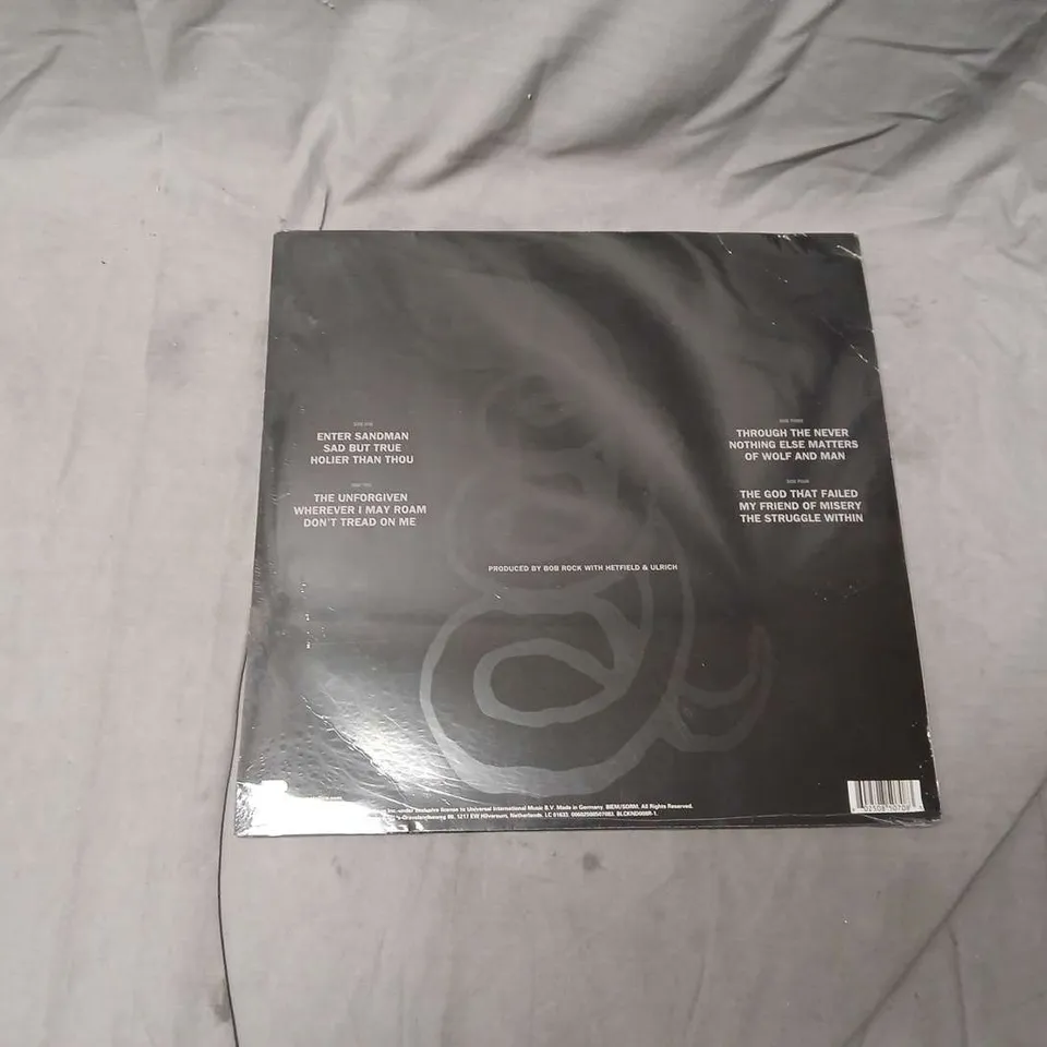 METALLICA – THE BLACK ALBUM REMASTERED VINYL LP (SEALED)