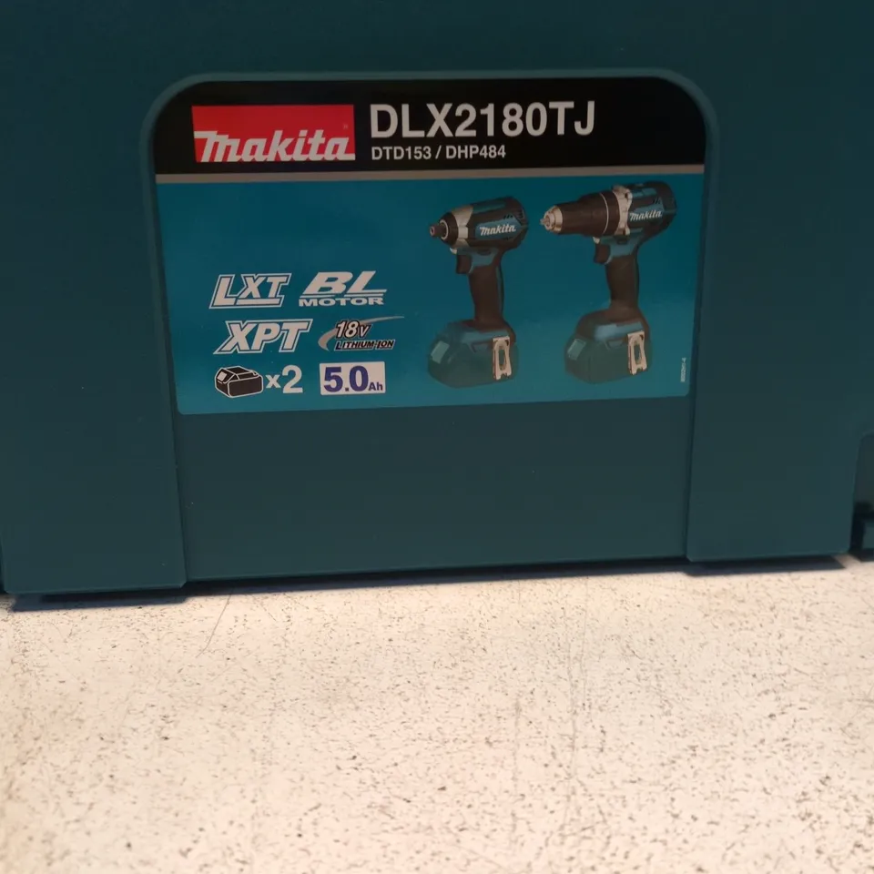 MAKITA DLX2180TJ 18V LXT DRILL & DRIVER KIT IN CASE (2 X 5.0AH)
