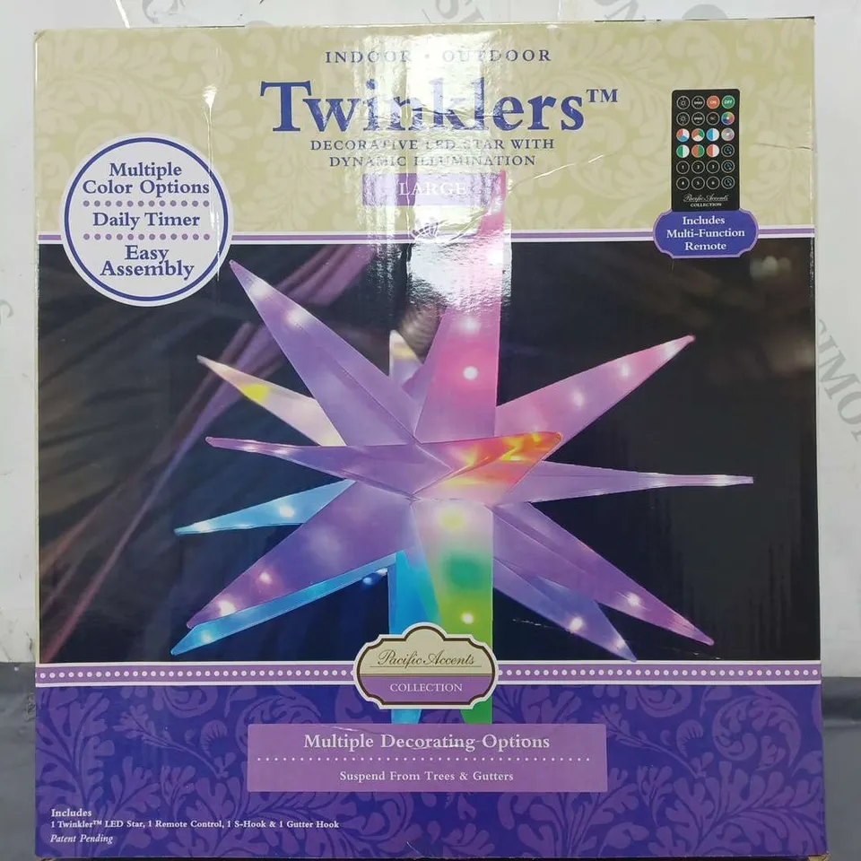 BOXED PACIFIC ACCENTS STAR BURST LIGHT