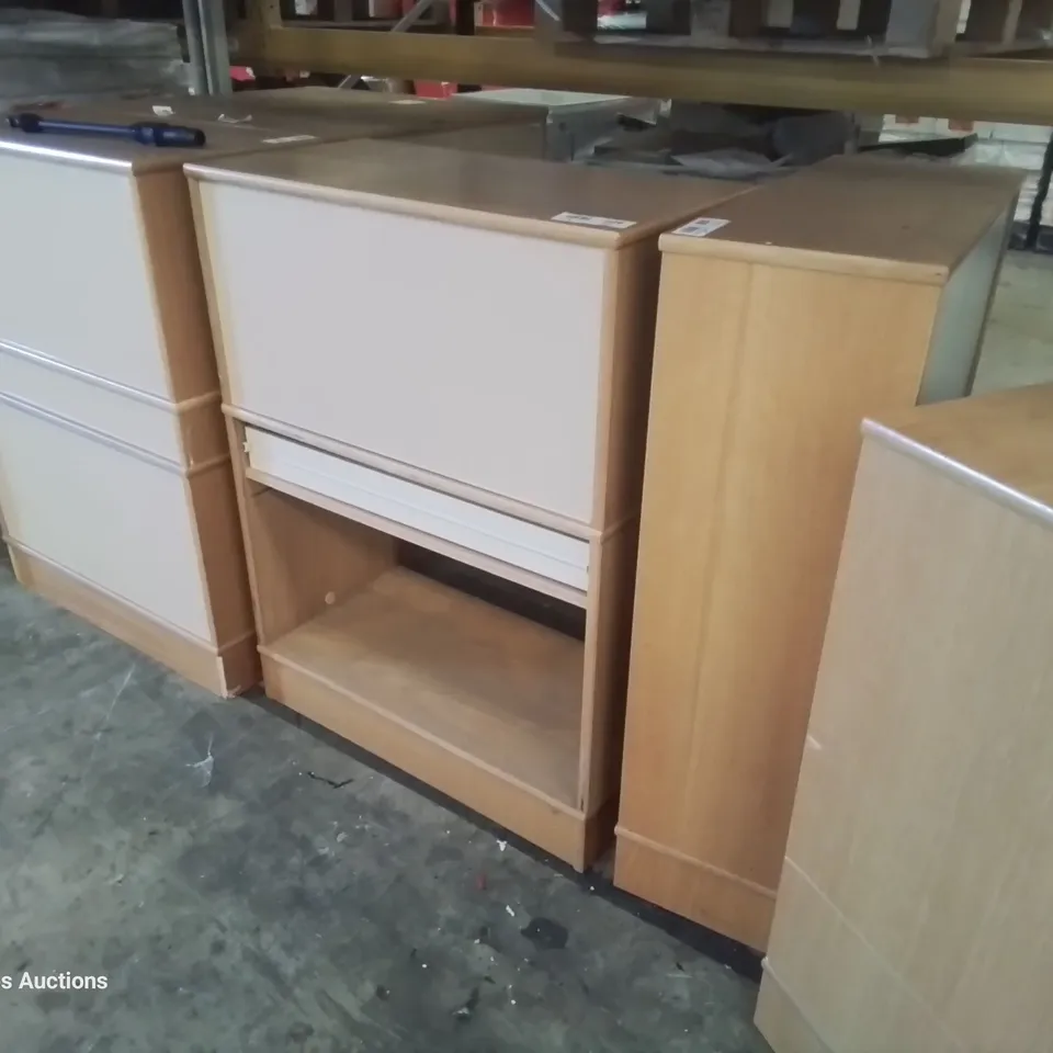 APPROXIMATELY 8 WOODEN BOOKCASES & OFFICE STATIONARY CABINETS