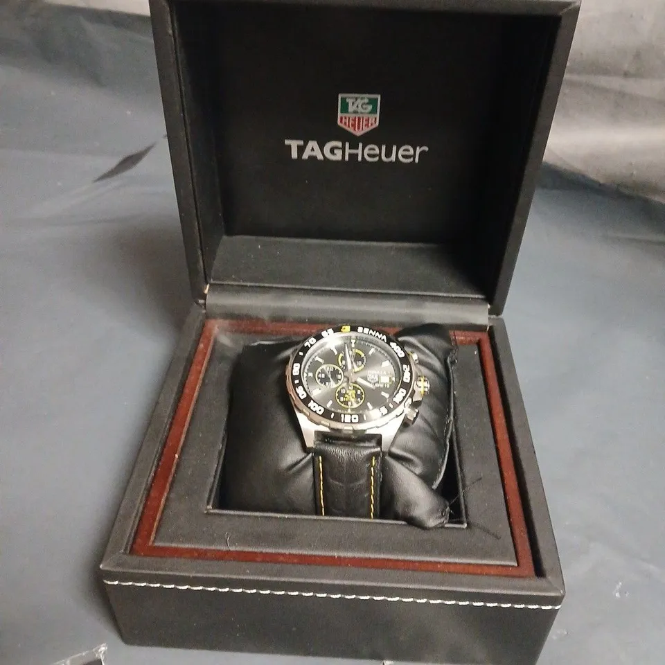 TAG HEUER FORMULA 1 SENNA CALIBRE 16 CHRONOGRAPH WATCH