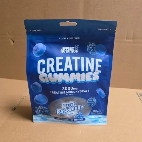 APPLIED NUTRITION CREATINE GUMMIES BLUE RASPBERRY (20 SERVINGS)