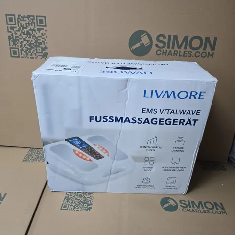 BOXED LIVMORE EMS VITALWAVE FOOT MASSAGER