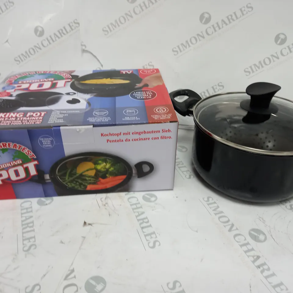 BOXED WORLDS GREATEST COOKING POT SET