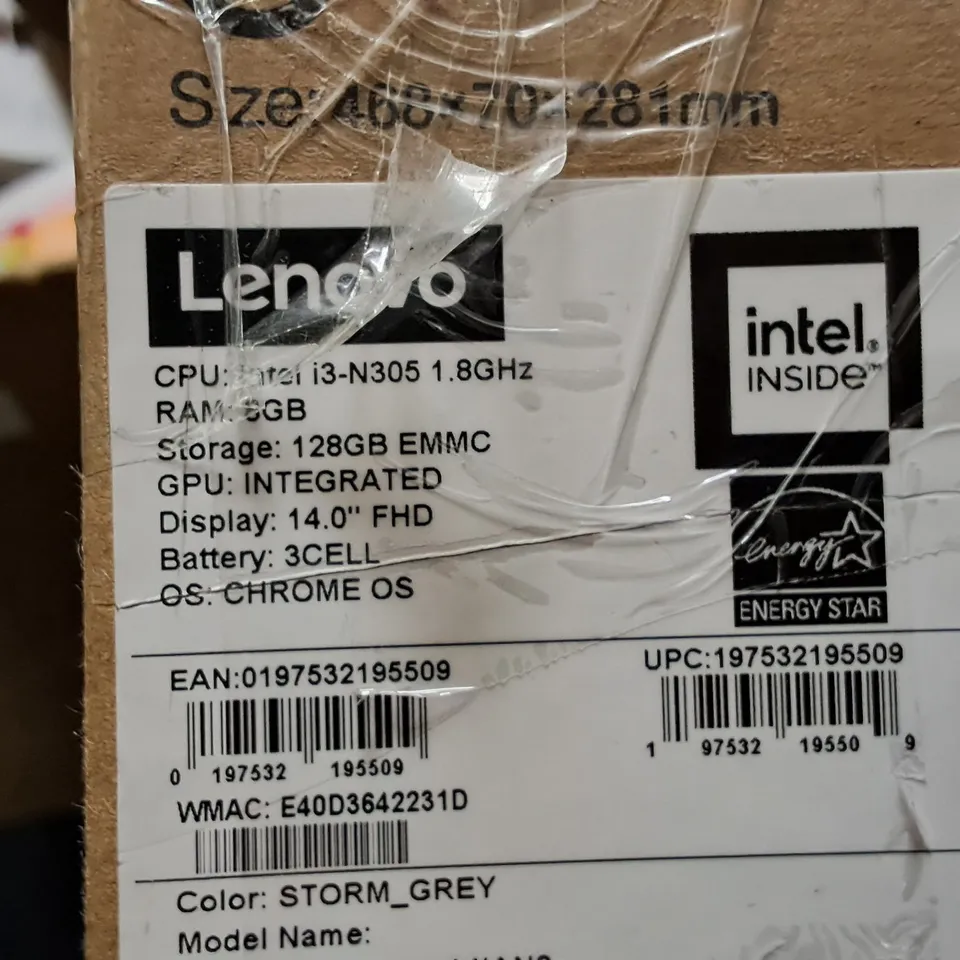 LENOVO CHROMEBOOK PLUS INTEL CORE I3 LAPTOP - 14IAN8