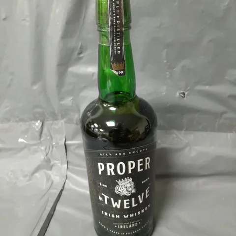 PROPER NO. TWELVE IRISH WHISKEY 70CL - COLLECTION ONLY 