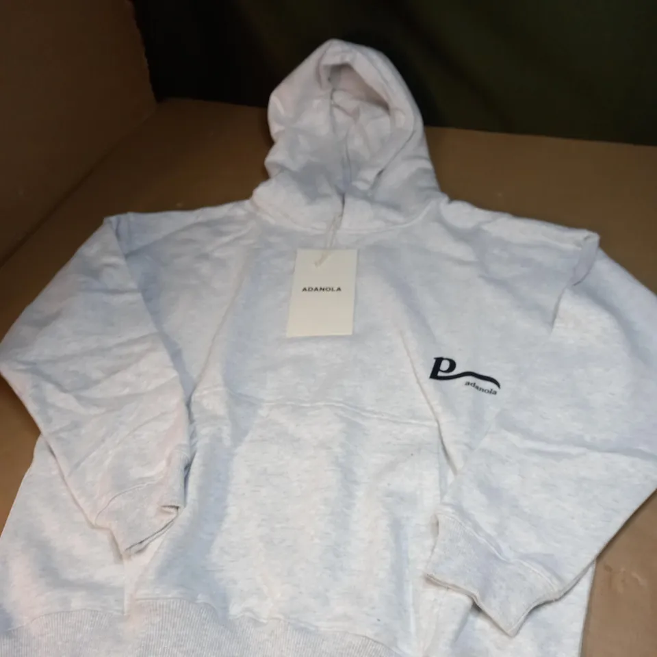 ADANOLA OVERSIZED HOODIE IN GREY SIZE XS