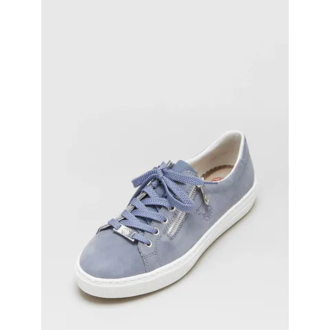 RIEKER SIDE ZIP TRAINERS BLUE SIZE 7.5