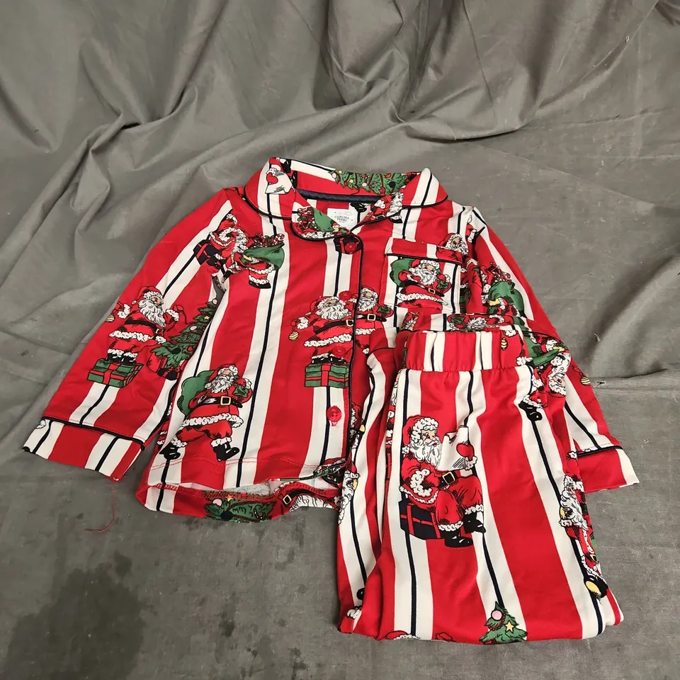 CHELSEA PEERS CHRISTMAS PYJAMA SET IN RED SIZE 1-2YRS