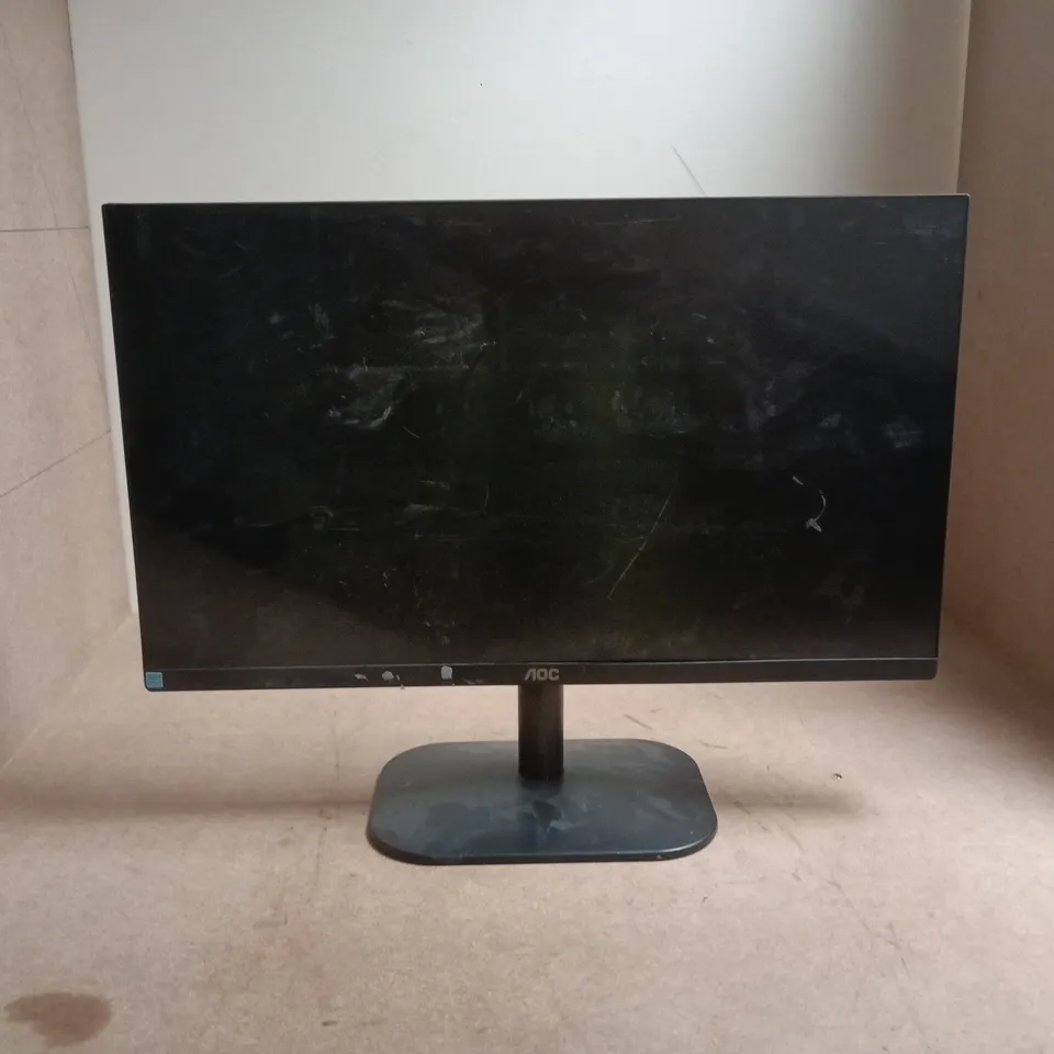 AOC LCD MONITOR 24" APPROX WITH STAND