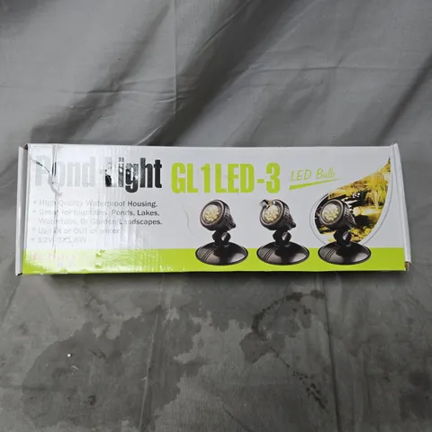 POND LIGHT GL1LED-3 LED BULB KIT – GARDEN LIGHTING