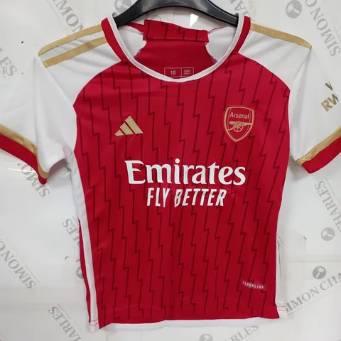 ARSENAL FC HOME KIT WITH ODEGAARD 8 SIZE 18