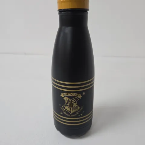 HOGWARTS CREST BOTTLE – BLACK MATTE WITH GOLD TRIM