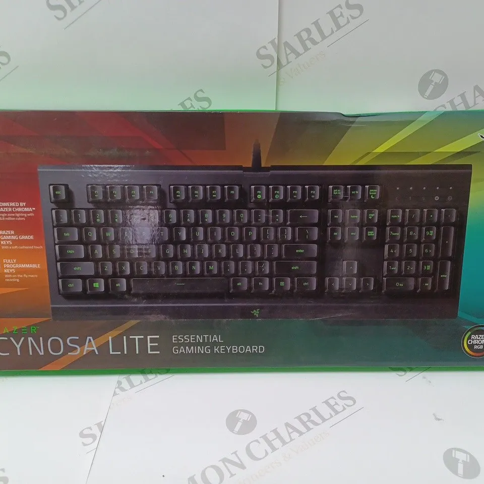 BRAND NEW BOXED RAZER CYNOSA LITE ESSENTIAL GAMING KEYBOARD 
