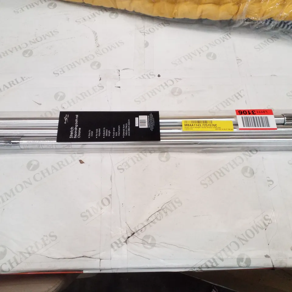 STRETCH 260CM STRAIGHT TENSION SHOWER CURTAIN RAIL