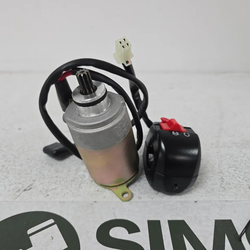 DC ELECTRIC MOTOR WITH WIRING AND INLINE SWITCH – 2-PIN CONNECTOR