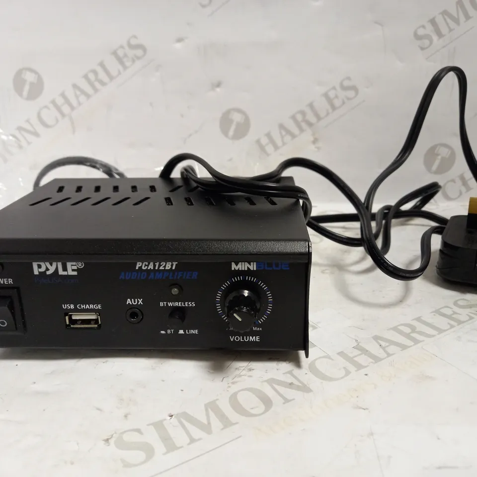 PYLE USA PCA12BT MINI BLUE BT STEREO POWER AMPLIFIER RRP £64.99