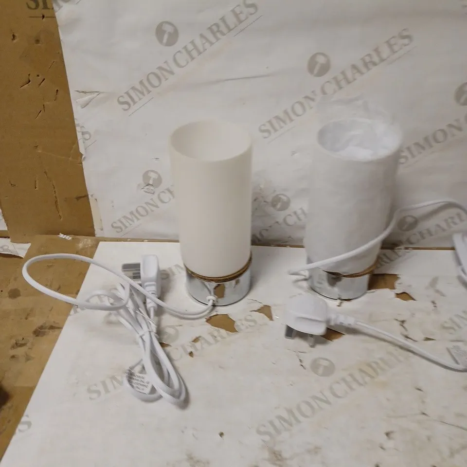 JOHN LEWIS CARA TOUCH LAMP SET OF TWO