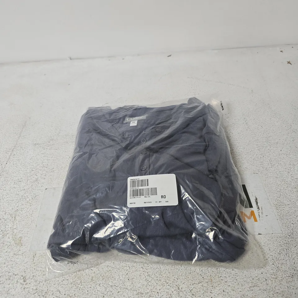 COZEE HOME HENLY PYJAMA SET BLUE 2XL