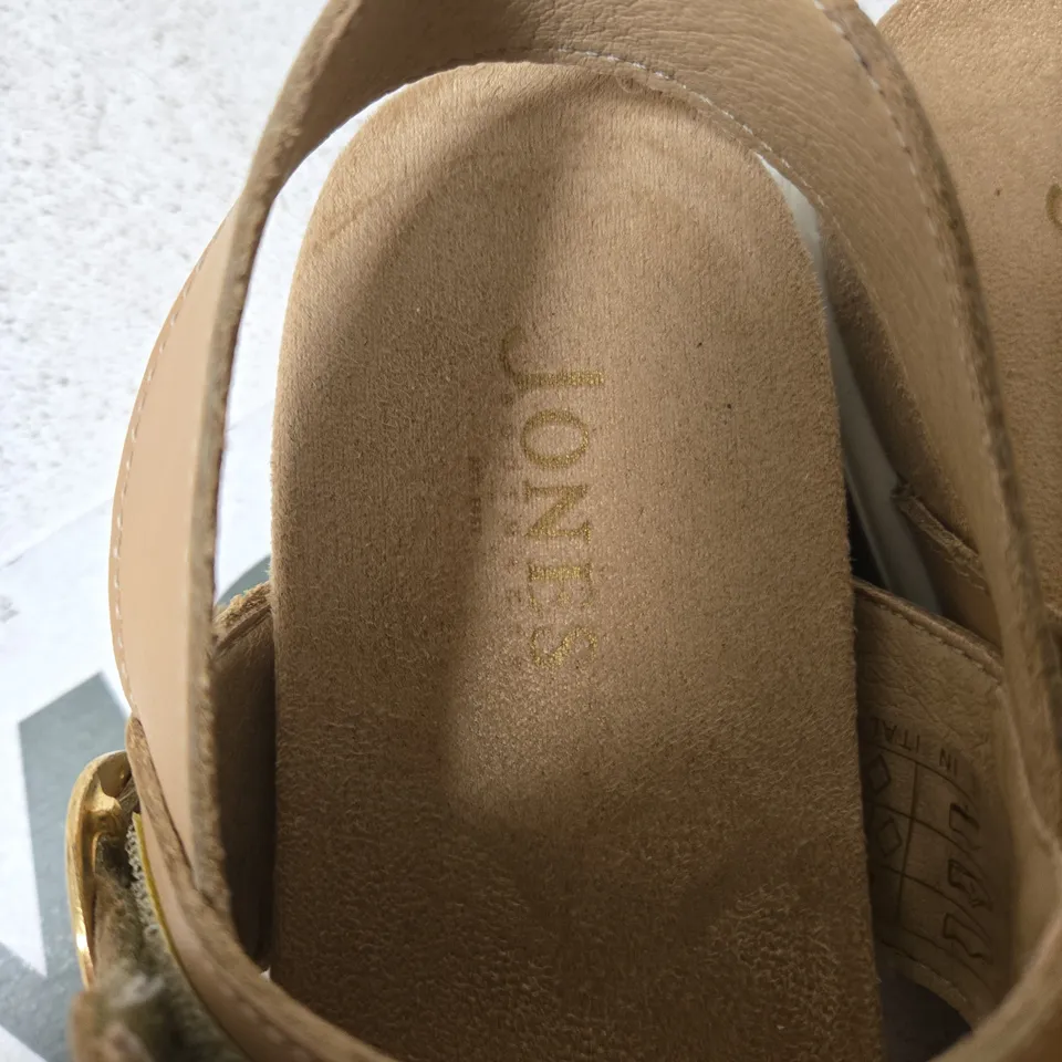 JONES LADIES' ROSE GOLD SANDALS WITH DOUBLE STRAPS EU 41