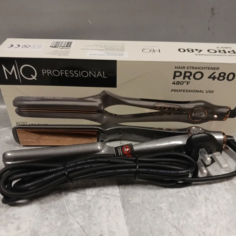 BOXED MQ PROFESSIONAL PRO 480 HAIR STRAIGHTENER 