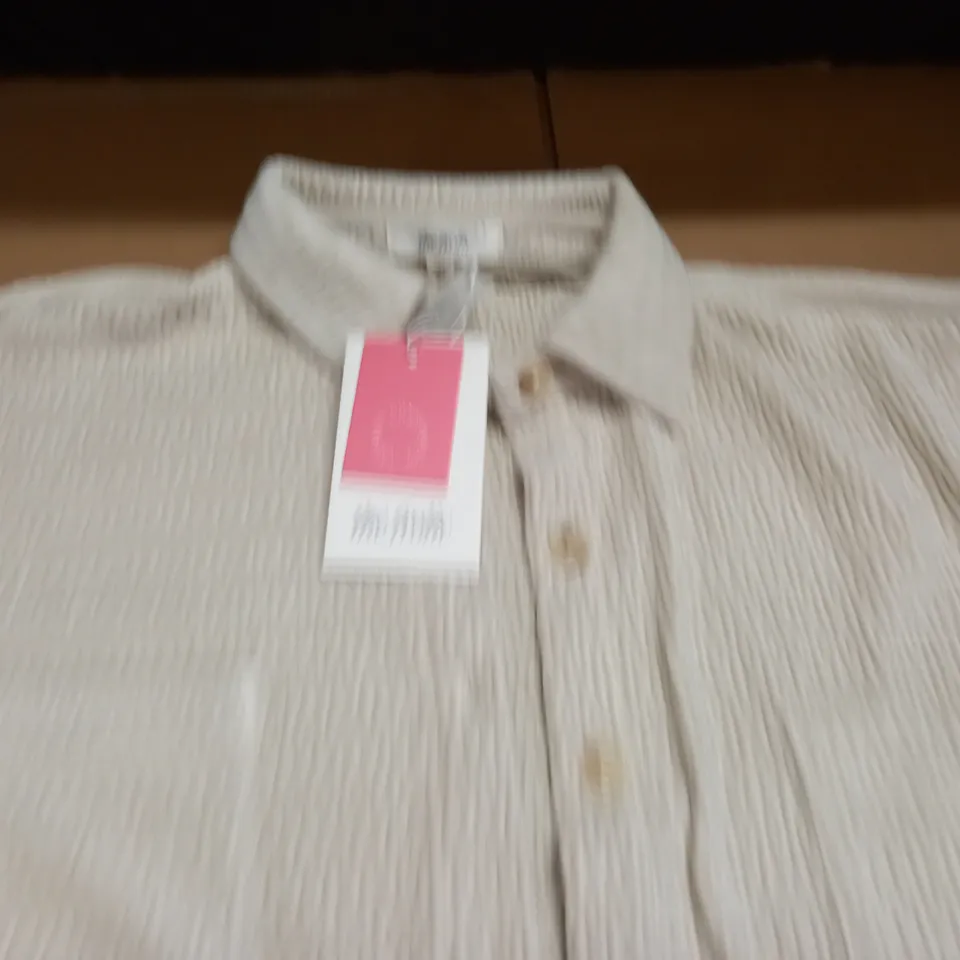 THE FROLIC CREAM SHIRT - UK 6