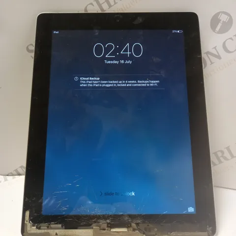 APPLE IPAD A1395 - BLACK/SILVER