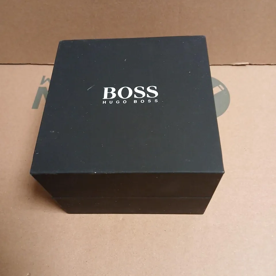 HUGO BOSS CHRONOGRAPH WATCH – BLACK DIAL, STAINLESS STEEL BRACELET