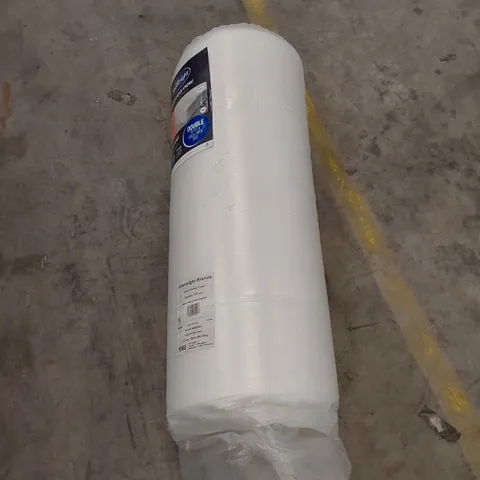 QUALITY BAGGED AND ROLLED 4'6" DOUBLE SIZE SILENTNIGHT 3 ZONE MEMORY FOAM MATTRESS 