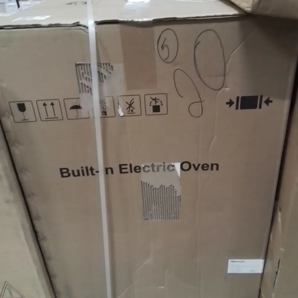 BOXED HISENSE BUILT IN OVEN AND GRILL IN BLACK