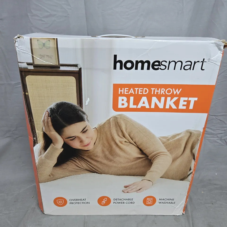 HOMESMART HEATED THROW BLANKET 