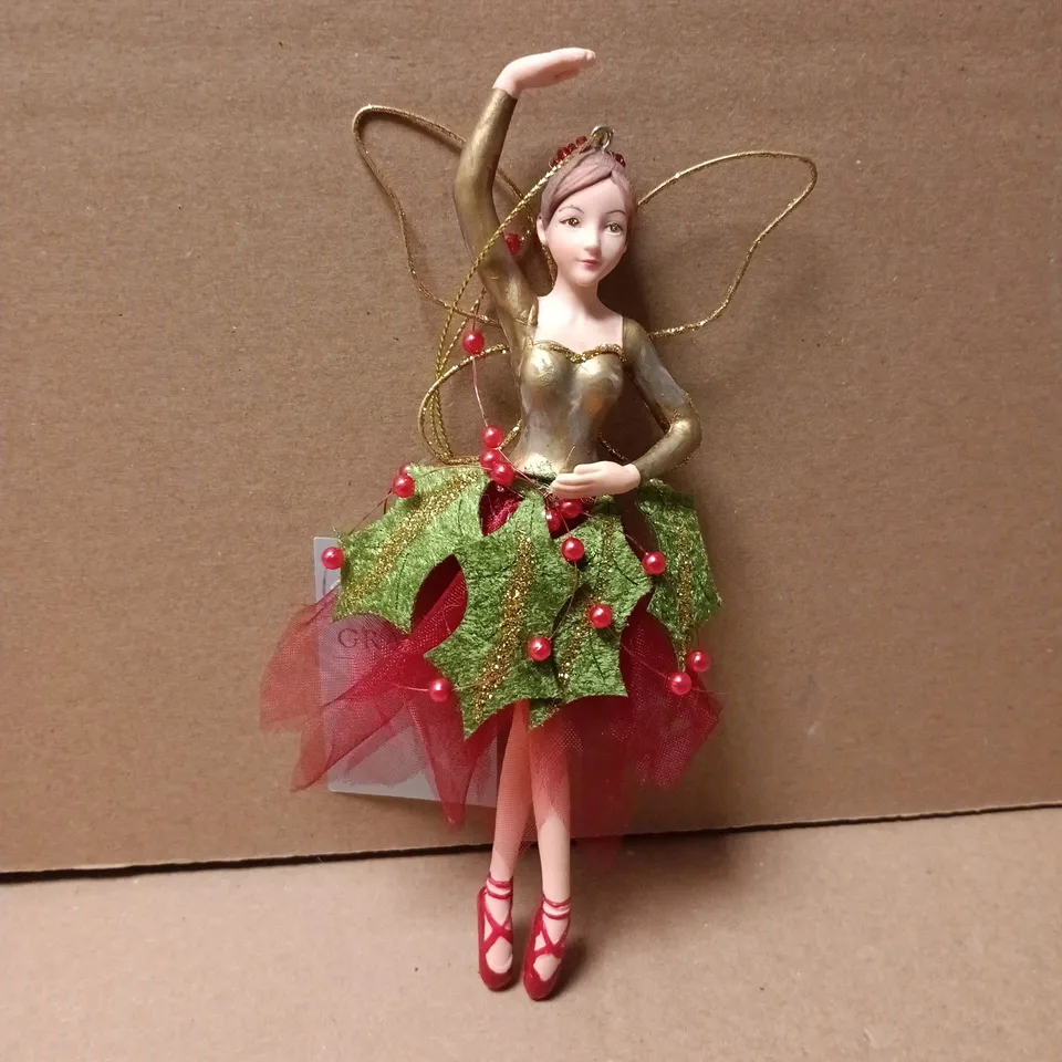 LOT OF 6 AS NEW GISELLA GRAHAM BALLERINA THEMED HANGING TREE DECORATIONS