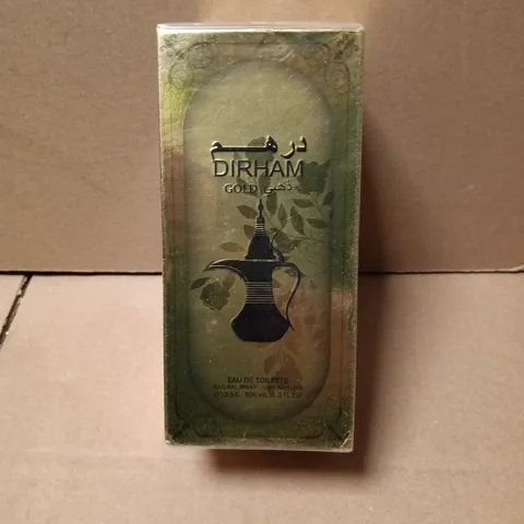 BOXED AND SEALED DIRHAM GOLD 100ML EAU DE TOILETTE