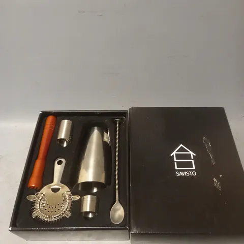 BOXED SAVISTO BOSTON COCKTAIL SET