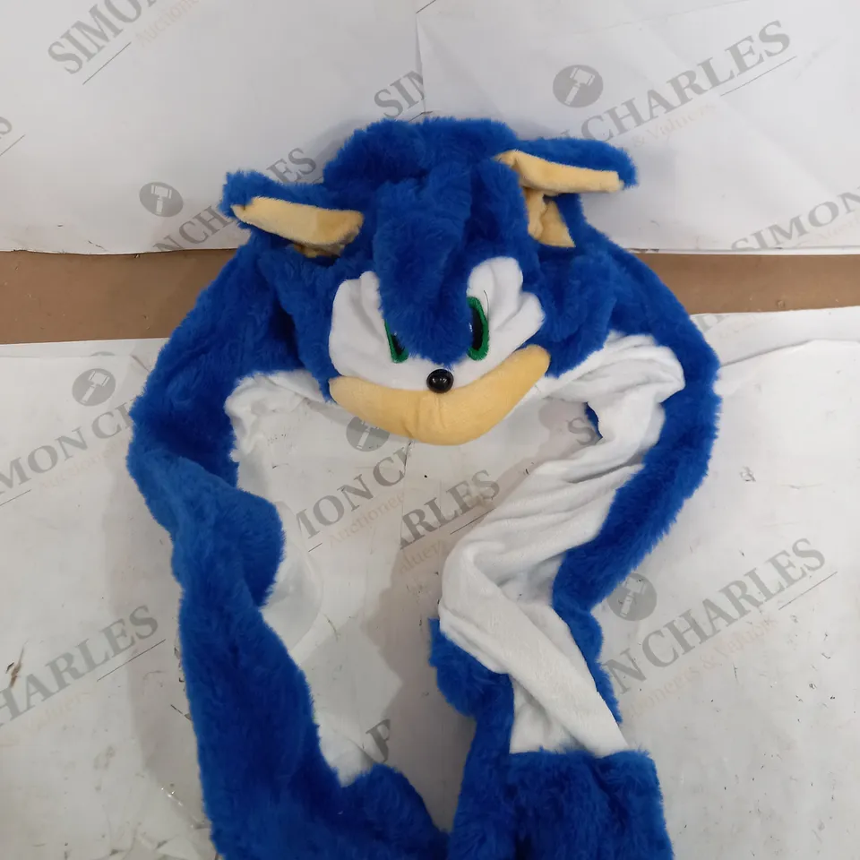 SONIC SOFT PLUSH MOVING EARS COSPLAY HAT 