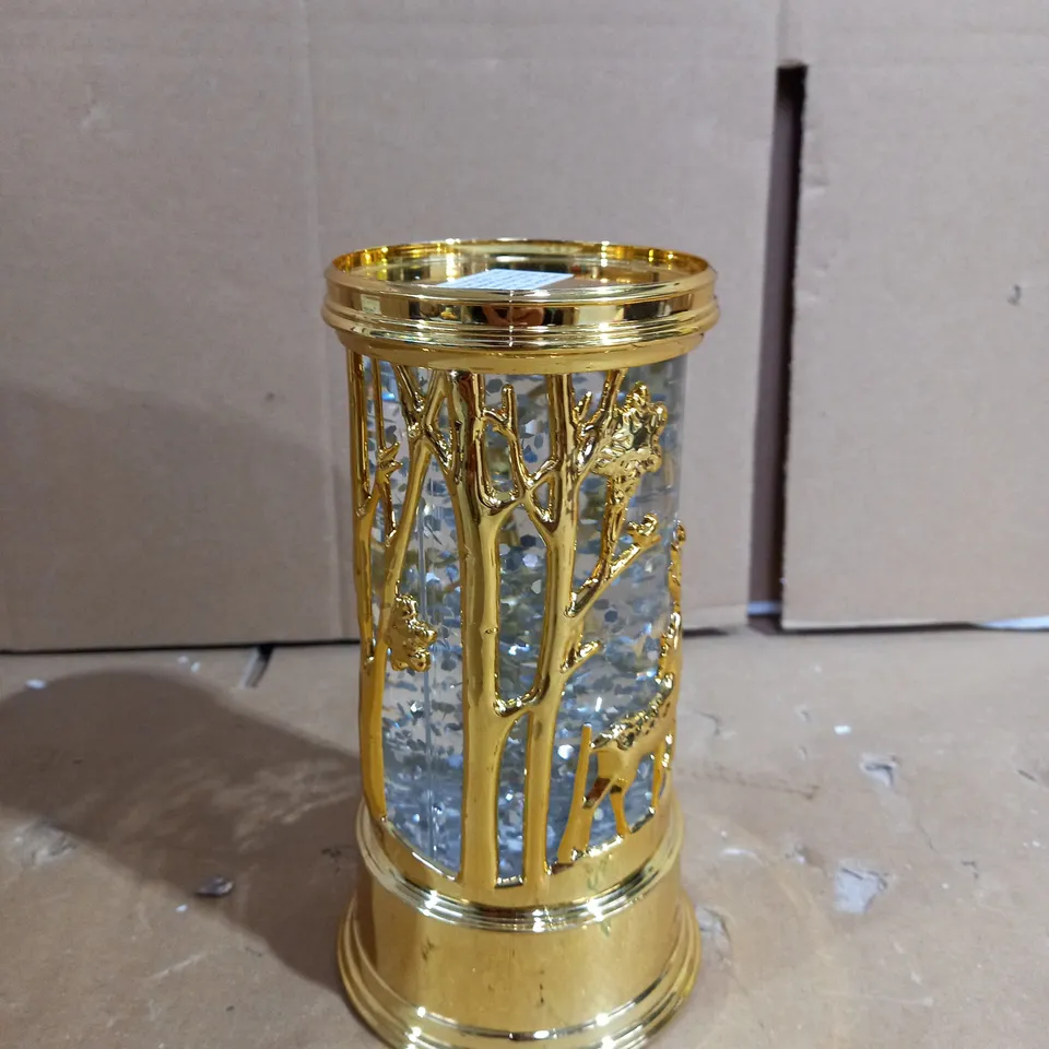HOME REFLECTIONS SET OF PRELIT SWIRLING GLITTER SCENIC PILLARS