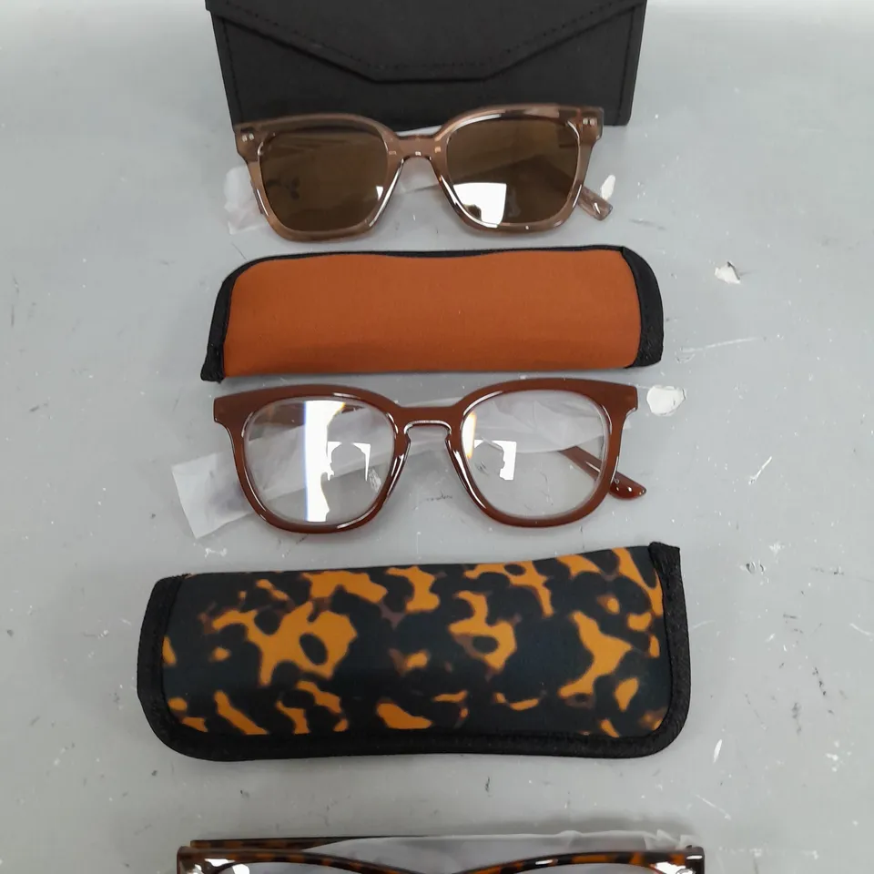 HUMMINGBIRD SUNGLASSES & READERS - GREY AND BROWN/RED