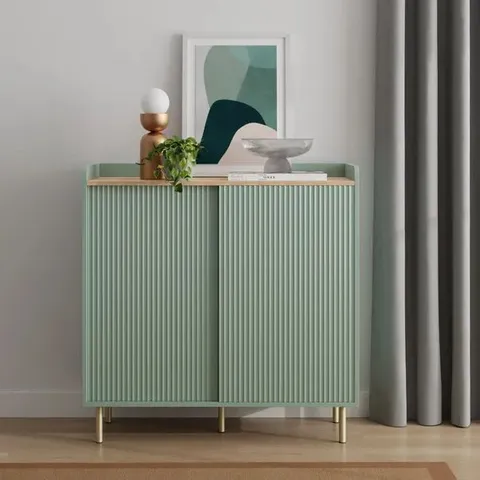 BOXED GEORGI SMALL SIDEBOARD - SAGE (1 BOX)