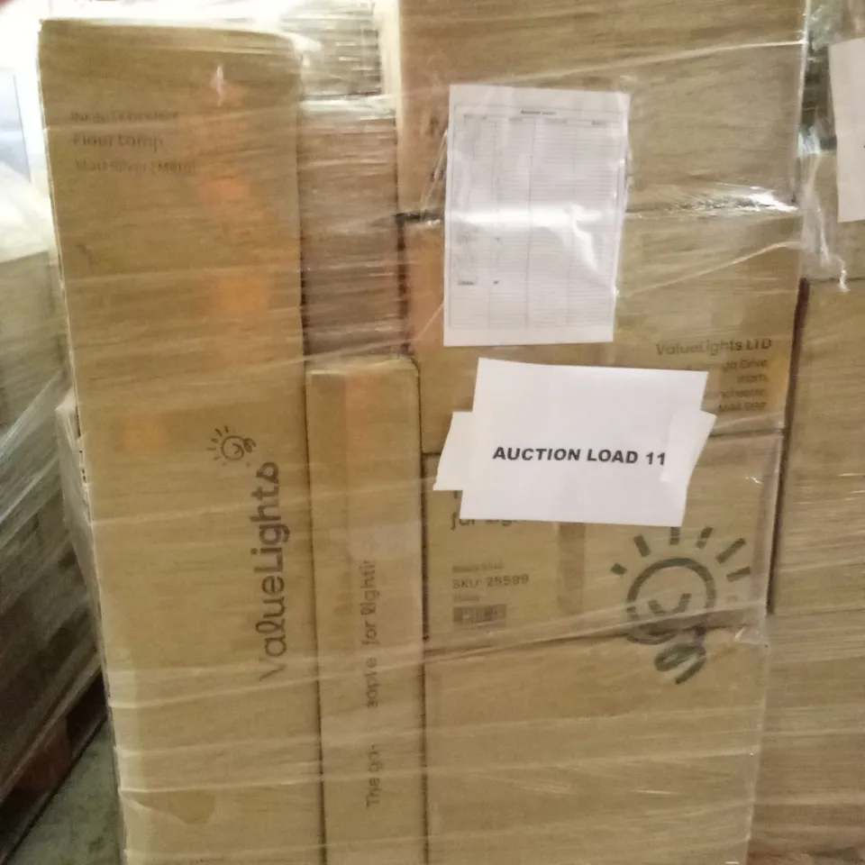 PALLET CONTAINING APPROXIMATELY 44  DESIGNER LIGHTING PRODUCTS