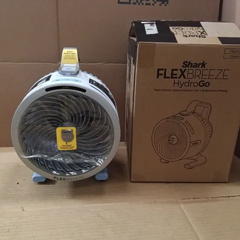 BOXED SHARK FLEXBREEZE HYDROGO MISTING FAN BLUE FA050KBL