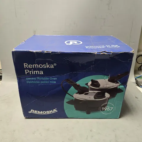 BOXED REMOSKA PRIMA ELECTRIC PORTABLE OVEN